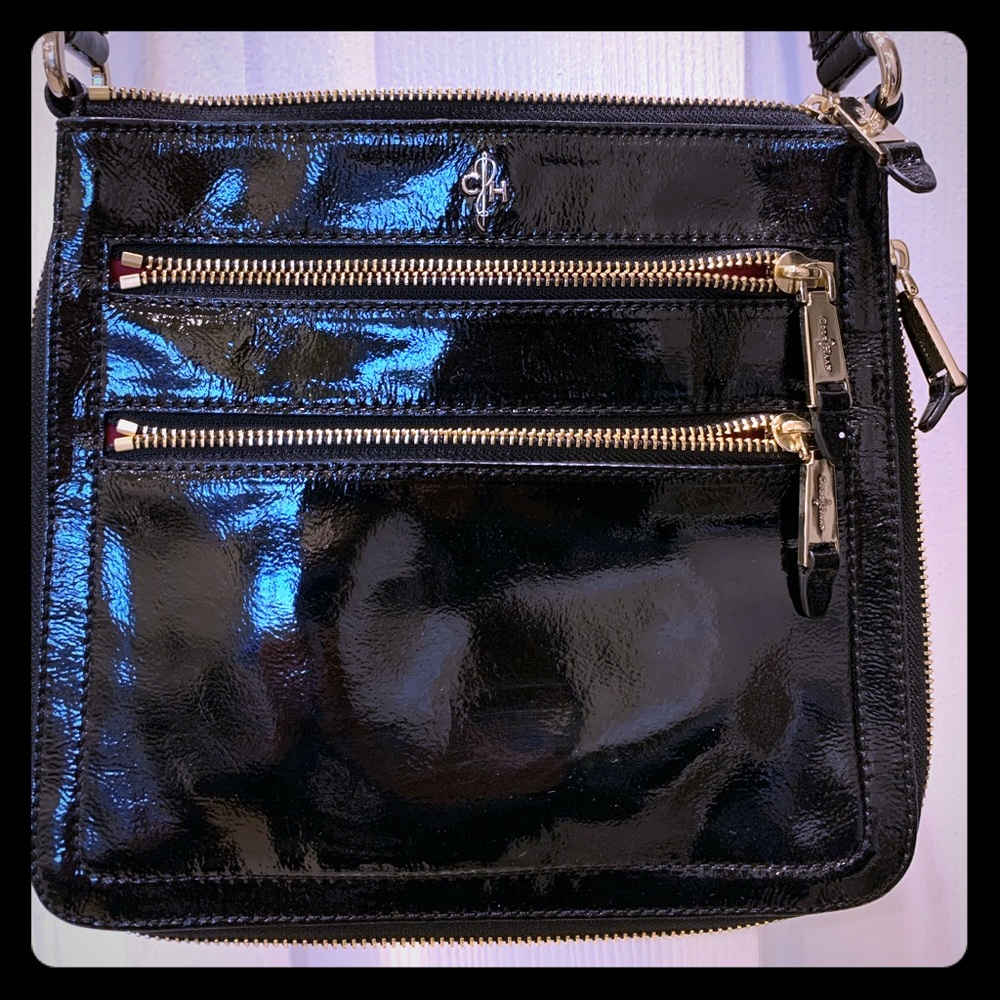 Cole Haan black patent leather Handbag
